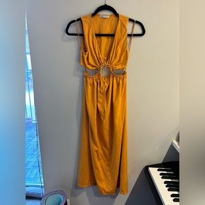 ZARA midi cotton dress